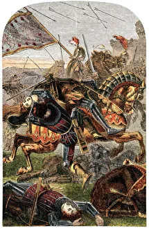 The Maid Of Orl Ans Gallery: The capture of Joan of Arc, (1430) c1860