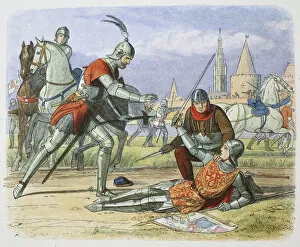 James Doyle Gallery: Capture of Joan of Arc, Compiegne, France, 1430 (1864)