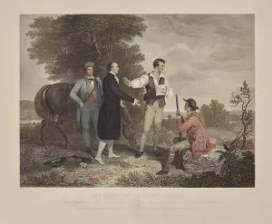 Smillie Prints: The Capture of Major Andre, 1845