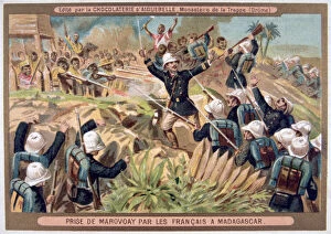 Topee Collection: The Capture of Marovoay by the French, Madagascar, 19th-20th century