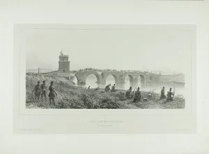 Capture of the Molle Bridge, 1854. Creator: Auguste Raffet