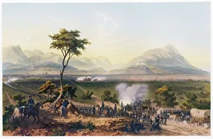 Capture of Monterey, pub. 1851. Creator: Carl Nebel (1805 - 1855)