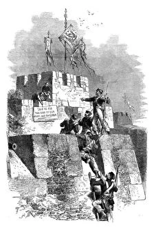Images Dated 29th February 2008: The capture of Ting-Hae, China, 1841 (c1895)