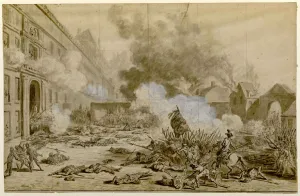 Musee Fabre Prints: The Capture of the Tuileries Palace (La prise des Tuileries)