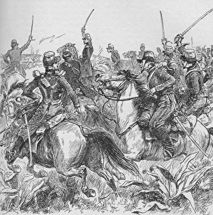Gordon Frederick Prints: Captured By A Bold Stroke Abd-El-Kadrs Smalah, 1902. Artist: Gordon Frederick Browne