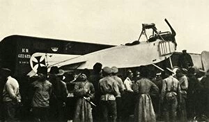 Captured German plane, Russia, First World War, 1914-1918, (c1920). Creator: Unknown