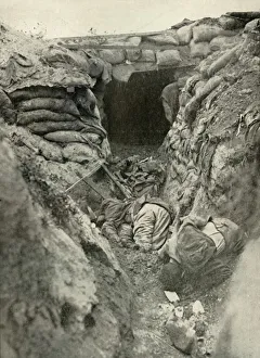 W Stanley Macbean Knight Prints: A Captured German Trench, (1919). Creator: Unknown