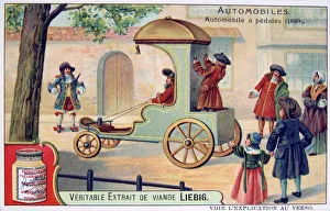 A car with pedals, 1690, (c1900)