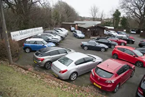 Car sales forecourt 2017. Creator: Unknown