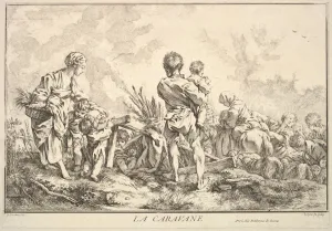 Francois Prints: The Caravan, mid to late 18th century. Creator: Jacques Gabriel Huquier