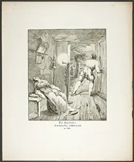 Language Prints: The Carbuncle, plate three from Zehn Blätter zu Hebels Alemannischen Gedichten
