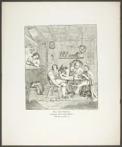 Language Prints: The Carbuncle, plate two from Zehn Blätter zu Hebels Alemannischen Gedichten