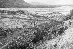 The carcass of Zeppelin LZ85 (L45), 20 October 1917