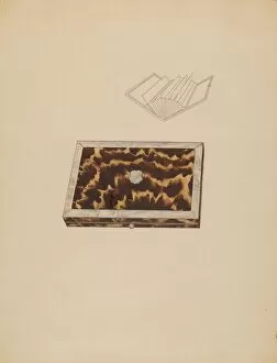 Case Gallery: Card Case, c. 1936. Creator: Melita Hofmann