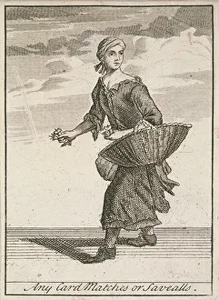 Any Card Matches or Savealls, Cries of London, (c1688?)