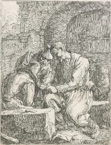 Wyck Thomas Prints: The Card players, 1631-1677. Creator: Thomas Wyck