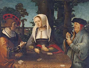Card Players Collection: The Card Players. Artist: Leyden, Lucas, van (1489 / 94-1533)