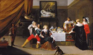 Card Players Collection: Card Players, c. 1620-1630