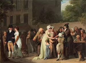 The Card Sharp on the Boulevard, 1806. Creator: Louis Leopold Boilly