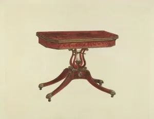 Card Table, 1936. Creator: Anna Aloisi