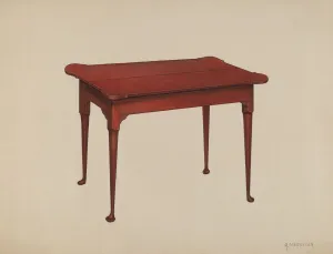 Card Table Gallery: Card Table, 1937. Creator: Arsen Maralian