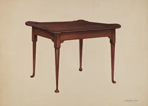 Card Table, 1937. Creator: Arsen Maralian