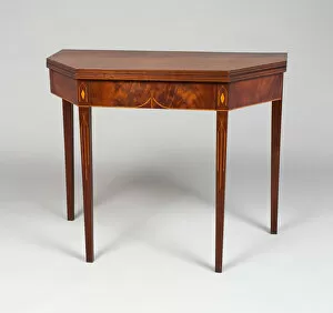 Card Table Gallery: Card Table, c. 1790. Creator: Unknown