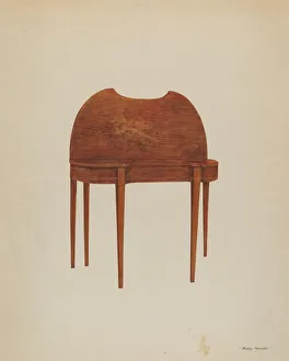 Card Table Gallery: Card Table, c. 1938. Creator: Henry Meyers