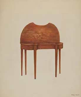Card Table, c. 1938. Creator: Henry Meyers