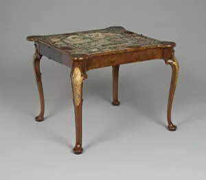 Tabletop Collection: Card Table, England, c. 1720. Creator: Unknown