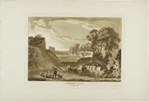 Paul Sandby Prints: Cardiff Castle from the West, 1776. Creator: Paul Sandby
