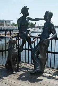Bronze Gallery: Cardiff, Mermaid Quay, 2009. Creator: Ethel Davies