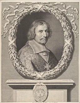 Antonio Collection: Cardinal Antonio Barberini, 1663. Creator: Robert Nanteuil