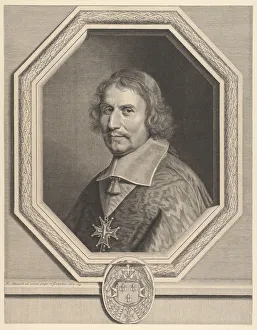 Antonio Collection: Cardinal Antonio Barberini, 1664. Creator: Robert Nanteuil