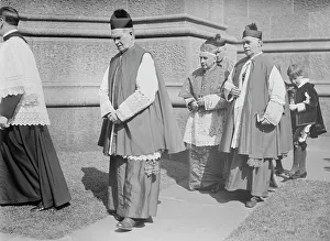 Irish American Prints: Cardinal Farley, 9/29/14, 1914. Creator: Bain News Service