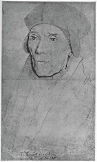 Chalk Collection: Cardinal Fisher, Bishop of Rochester, 1532-1534 (1945). Artist: Hans Holbein the Younger