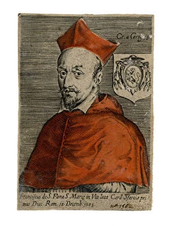 Images Dated 15th August 2006: Cardinal Francesco Sforza, Italian priest, 16th century