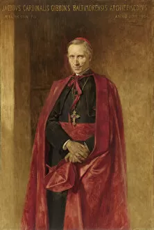 Archbishop Gallery: Cardinal James Gibbons, 1904. Creator: Theobald Chartran