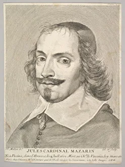 Louis Xiii Prints: Cardinal Jules Mazarin. Creator: Claude Mellan