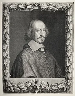 Robert Nanteuil Prints: Cardinal Mazarin, 1656. Creator: Robert Nanteuil (French, 1623-1678)