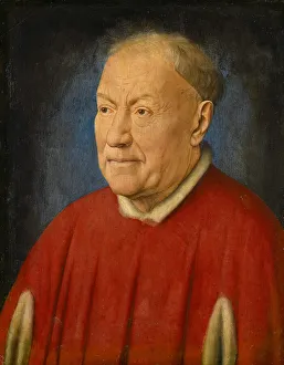Jan Van 1390 1441 Prints: Cardinal Niccolo Albergati (1375-1443), ca 1435. Artist: Eyck, Jan van (1390-1441)
