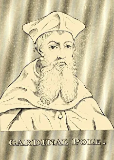 College Prints: Cardinal Pole, (1500-1558), 1830. Creator: Unknown