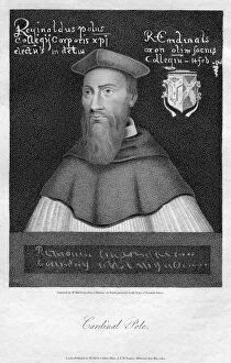 Queen Of England And Ireland Collection: Cardinal Pole, Archbishop of Canterbury, 16th century (1805).Artist: W Maddocks