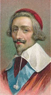 Armand Jean Duplessis Prints: Cardinal Richelieu (1585-1642), French prelate and statesman, 1924