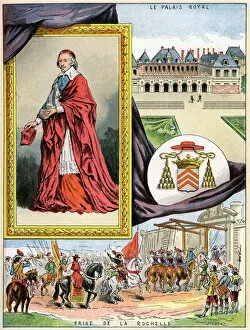 Les Francais Illustres Gallery: Cardinal Richelieu, 1898. Artist: Gilbert