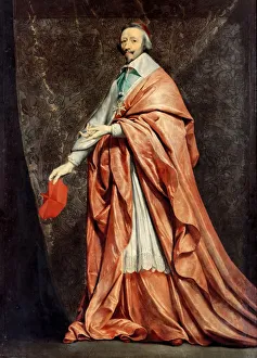 Richelieu Prints: Cardinal de Richelieu. Artist: Champaigne, Philippe, de (1602-1674)