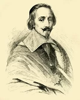 Foreign Secretary Collection: Cardinal Richelieu, c1620-1630, (1890). Creator: Unknown