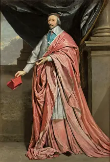 Richelieu Prints: Cardinal de Richelieu, c1640. Creator: Champaigne, Philippe, de (1602-1674)