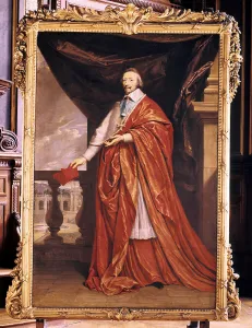 Cardinal Richelieu, French prelate and statesman, 1640. Artist: Philippe de Champaigne Cardinal Richelieu, French prelate and statesman, 1640. Artist: Philippe de Champaigne