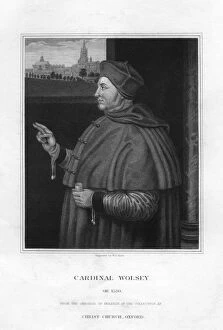 Cardinal Thomas Wolsey (c1475-1530), 1832.Artist: WT Mote